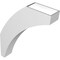 Ekena Millwork 6-in. W x 28-in. D x 36-in. H Thorton Architectural Grade PVC Knee Brace BRCP06X28X36THR - alternate 5